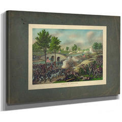 Battle of Antietamarmy of the Potomac_ Gen Geo B Mcclellan Comm Sept 17 1862 — Stretched Canvas Print | Bella Frye
