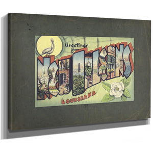Louisiana New Orleans — Stretched Canvas Print | Bella Frye