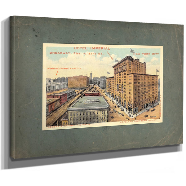 The Imperials Last View Manhattans Forgotten Broadway — Stretched Canvas Print | Bella Frye