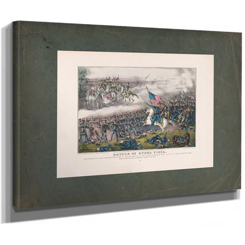 Battle of Buena Vista 19th Century — Stretched Canvas Print | Bella Frye