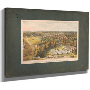 Finley Us General Hospital Washington Dc 1864 — Stretched Canvas Print | Bella Frye
