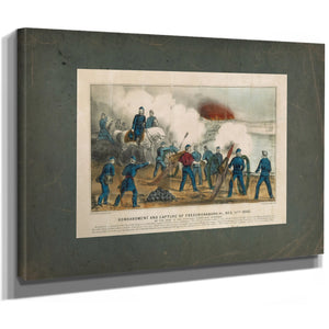 Bombardment and Capture of Fredericksburg Va Dec 11th 1862 by the Army of Th — Stretched Canvas Print | Bella Frye