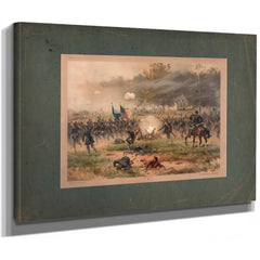 Battle of Antietam 1887 — Stretched Canvas Print | Bella Frye