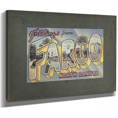 North Dakota Fargo — Stretched Canvas Print | Bella Frye