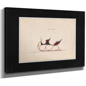 Design for Victoria Sleigh No 3551 — Stretched Canvas Print | Bella Frye