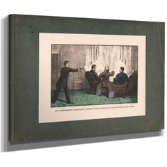 Assassination of President Lincoln Fords Theatre Washington April 14 1865 18 — Stretched Canvas Print | Bella Frye