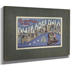 Pennsylvania Philadelphia — Stretched Canvas Print | Bella Frye