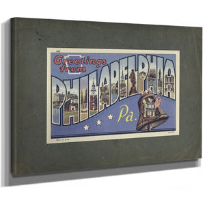 Pennsylvania Philadelphia — Stretched Canvas Print | Bella Frye