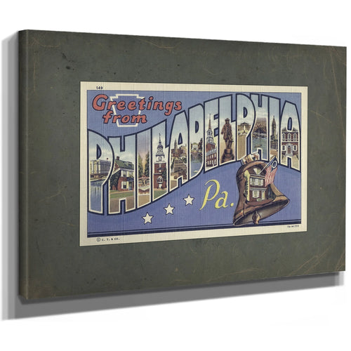 Pennsylvania Philadelphia — Stretched Canvas Print | Bella Frye