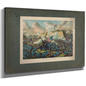 Capture of Fort Fisher 189 — Stretched Canvas Print | Bella Frye