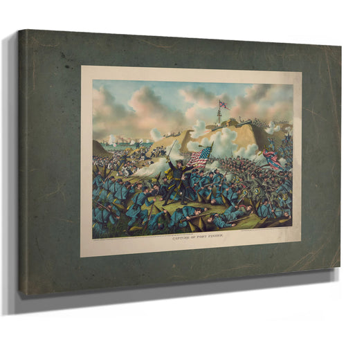 Capture of Fort Fisher 189 — Stretched Canvas Print | Bella Frye