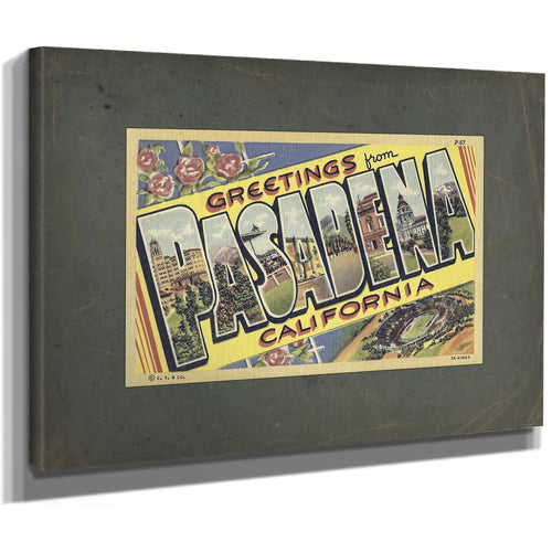 California Pasadena — Stretched Canvas Print | Bella Frye