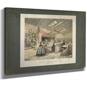 Brooklyn Sanitary Fair 1864 New England Kitchen 1864 — Stretched Canvas Print | Bella Frye