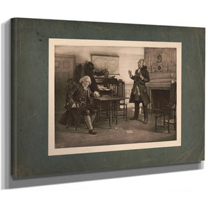 Franklin and Gen Braddock 196 — Stretched Canvas Print | Bella Frye