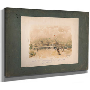 Iowa State Building World Columbian Exposition Chicago 1893 1892 — Stretched Canvas Print | Bella Frye