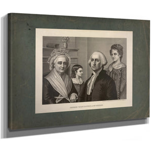 George Washington at Mt Vernon 1889 — Stretched Canvas Print | Bella Frye
