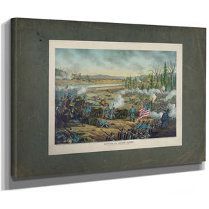 Battle of Stone River Near Murfreesborough Tenndec 31 62 Jan 2 3 1863union G — Stretched Canvas Print | Bella Frye