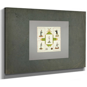 Souvenir Square Usa 1912 Ch 185475 2 2 — Stretched Canvas Print | Bella Frye