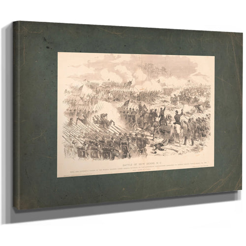 Battle of New Berne Nc 1885 — Stretched Canvas Print | Bella Frye