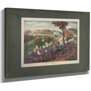 Battle of Missionary Ridge Fought November 23 25 1863 1886 — Stretched Canvas Print | Bella Frye