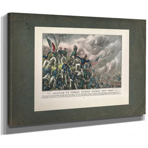 Battle of Cerro Cordo April 18th 1847 1847 — Stretched Canvas Print | Bella Frye