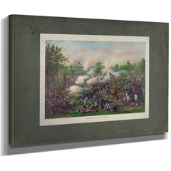Battle of Atlantadeath of General James B Mcphersonjuly 22d 1864army of the — Stretched Canvas Print | Bella Frye