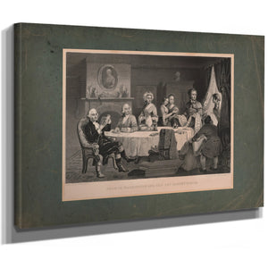 George Washington and the Spy Harvey Birch 184 185 — Stretched Canvas Print | Bella Frye
