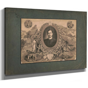 John Mitchell the Miners Champion 193 — Stretched Canvas Print | Bella Frye