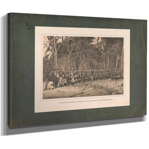 Commander Selfridge on His Return Reconnaissance Into the Interior of Darien — Stretched Canvas Print | Bella Frye