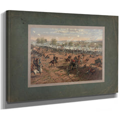 Battle of Gettysburg 1887 — Stretched Canvas Print | Bella Frye