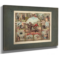 I Feed You All! 1875 — Stretched Canvas Print | Bella Frye