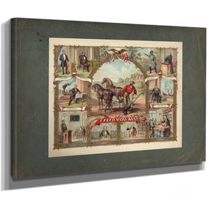 I Feed You All! 1875 — Stretched Canvas Print | Bella Frye