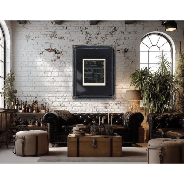 The Distant Mysteries a Victorian Atlas of Nebulae and Star Clusters — Framed Wall Art Room View | Bella Frye