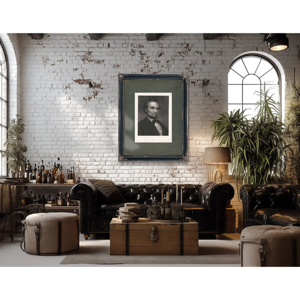 Abraham Lincoln 1877 — Framed Wall Art Room View | Bella Frye