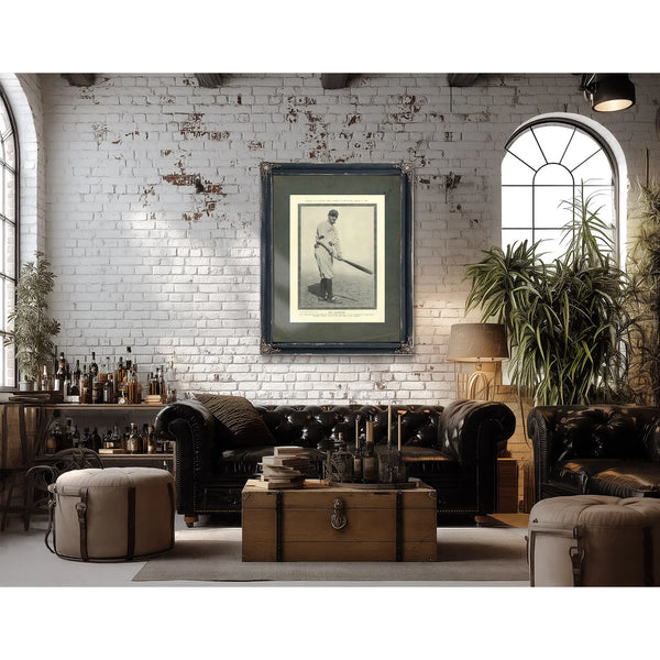 Joe Jackson Police Gazette — Framed Wall Art Room View | Bella Frye
