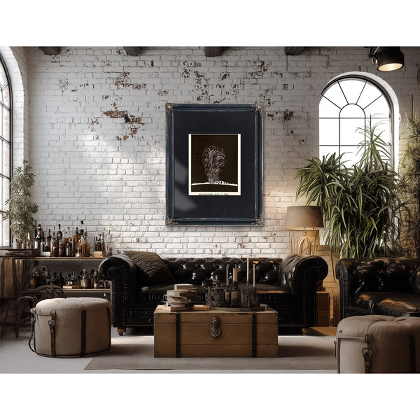 The Sun's Violent Breath 1892 Solar Prominence Study — Framed Wall Art Room View | Bella Frye