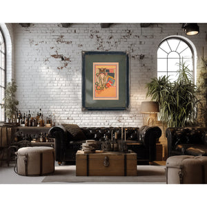 Spanish American Soldiers and Flags 1898 — Framed Wall Art Room View | Bella Frye
