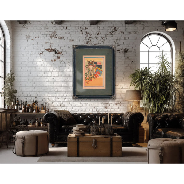Spanish American Soldiers and Flags 1898 — Framed Wall Art Room View | Bella Frye