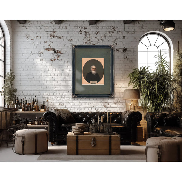 Portrait of Alexander Campbell 1862 — Framed Wall Art Room View | Bella Frye