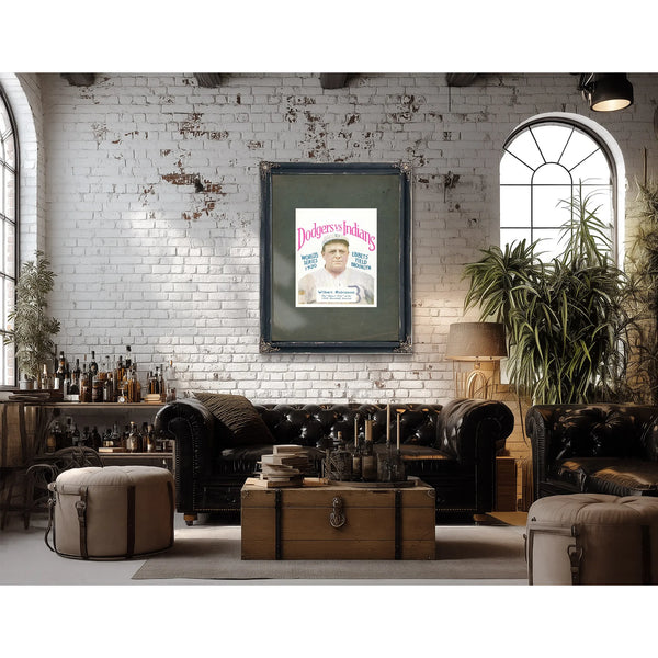 World Series Program — Framed Wall Art Room View | Bella Frye