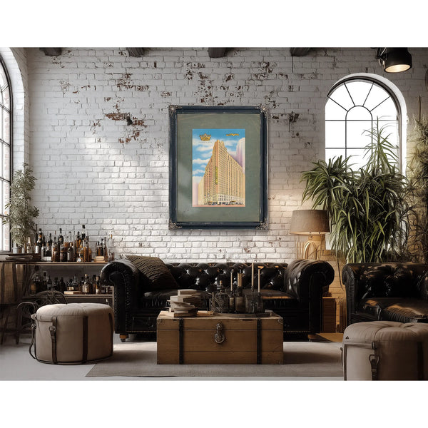 The Victoria Affair Midtown Secrets in Art Deco Splendor — Framed Wall Art Room View | Bella Frye