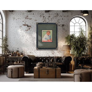 George Herman Babe Ruth Big League Chewing Gum — Framed Wall Art Room View | Bella Frye