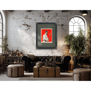 Cracker Jack Ty Cobb — Framed Wall Art Room View | Bella Frye