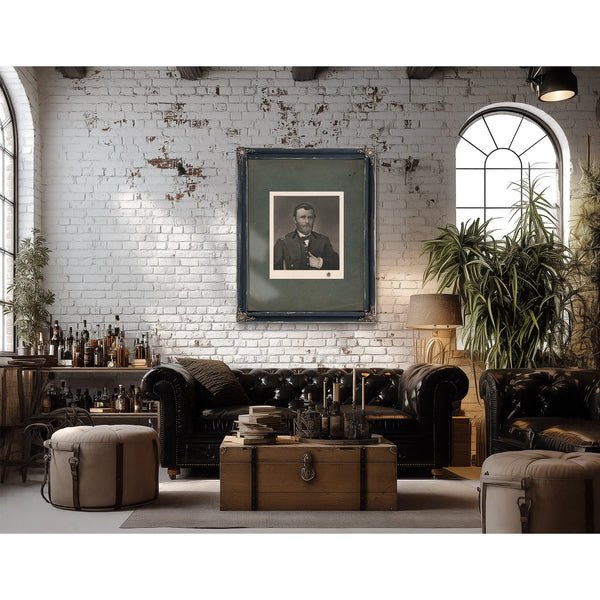 Grant in Uniform 1898 — Framed Wall Art Room View | Bella Frye