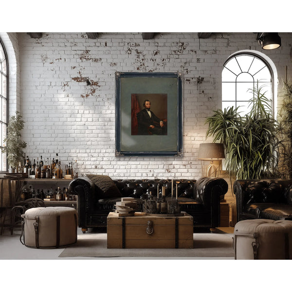Abraham Lincoln 19th Century — Framed Wall Art Room View | Bella Frye