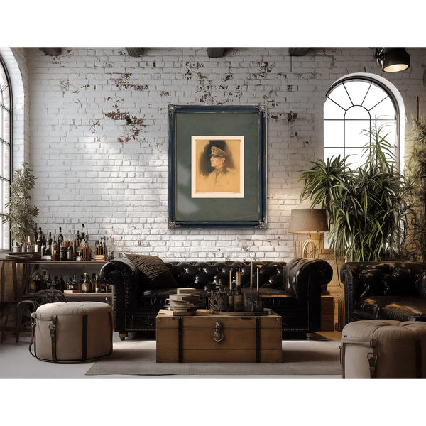 General Douglas Macarthur 2th Century — Framed Wall Art Room View | Bella Frye