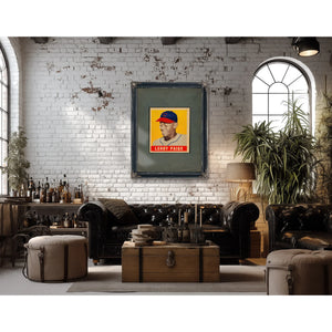 Leaf Satchel Paige Fa5a — Framed Wall Art Room View | Bella Frye