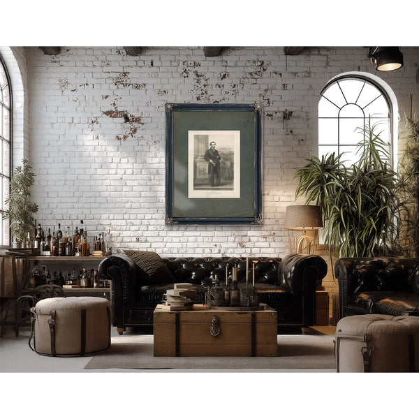 Abraham Lincoln 1862 — Framed Wall Art Room View | Bella Frye