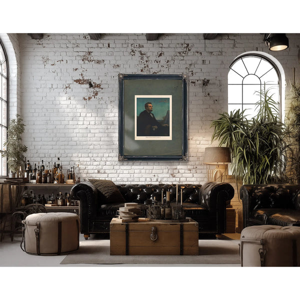 Abraham Lincoln 1921 — Framed Wall Art Room View | Bella Frye