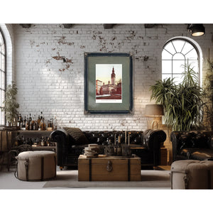 The Gilded Arena Stanford Whites Tower of Spectacle and Scandal — Framed Wall Art Room View | Bella Frye